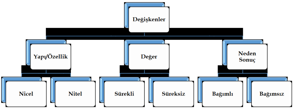 İstatistikte Değişken türleri