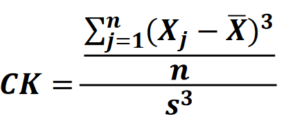 Moment Çarpıklık (skewness) Katsayısı: (3. merkezi moment)
