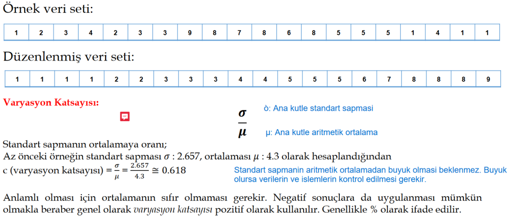 Varyasyon katsayısı